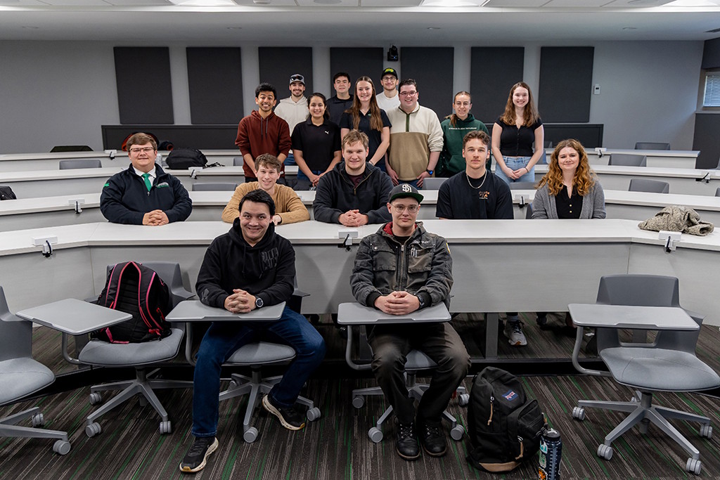 The first cohort at UND to receive the aircraft dispatcher certification